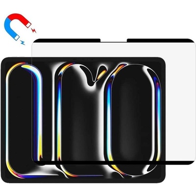 GKK Матов Протектор за iPad Pro 13 2025-2024, Magnetic Paper Feel Glass, Черен (5906604153681)