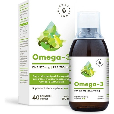 Aura Herbals Omega-3 370 DHA a 700 EPA 200 ml