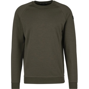 Stoic Мъжки вълнен пуловер Stoic MerinoFleece355 MMXX. Lulea Crew Merino jumper - Dark Olive - размер 3XL (005-5600-0416)