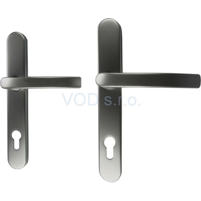 Dieckmann KRONOS Klika/klika PZ 92 mm stříbrná