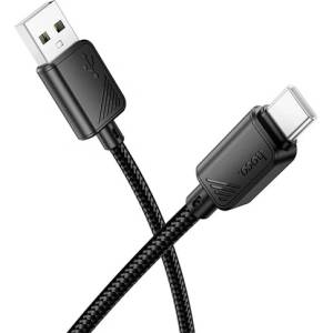 hoco. X113 кабел за данни USB - Type-C, 100cm, ЧЕРЕН X113_USB_C_B (X113_USB_C_B)