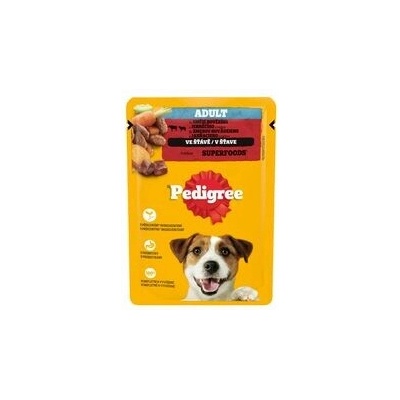 Pedigree Adult hovězí telecí a jehněčí ve šťávě 100 g