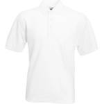 Fruit of the Loom 65/35 pique polo / Мъжка поло тениска с къс ръкав - бяла xxl (16340200105)