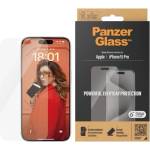 Panzer iPhone 15 Pro PANZERGLASS CLASSIC FIT екранен протектор стъкло допълнително устойчив на надраскване, удароустойчив, TRANSFER 2806 (2806)
