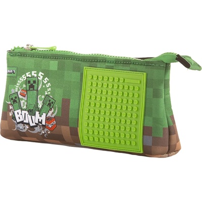 PIXIE CREW Ученически несесер Pixie Crew - Minecraft, мек (PXA-02-35)