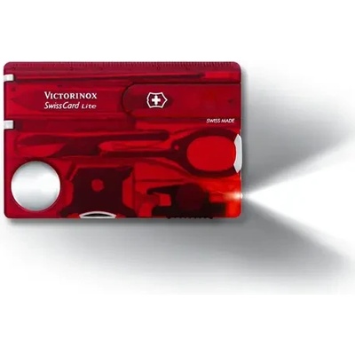 Victorinox Швейцарски джобен нож-карта Victorinox SwissCard Lite Ruby (0.7300.T)