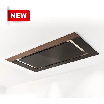 Image 1 of Faber C-AIR KL A90, таванен аспиратор, 770 куб. м/час, Черно и светлокафяво стъкло (C-AIR KL A90)