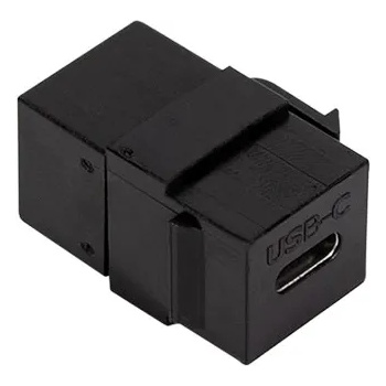 Image 1 of LogiLink Adapter USB C-C, F/F, keystone coupler, NK0032 (NK0032)