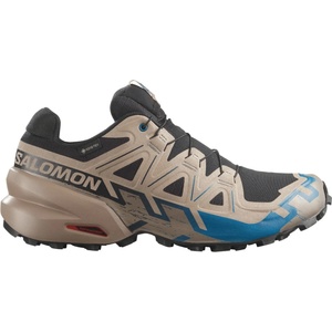 Salomon Маратонки Salomon Speedcross 6 Gore-Tex Trail running shoes - Black / Desert Tan / Mykonos Blue - размер 44 2/3 (EU) (023-1201-2318)