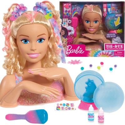 Barbie česací hlava 30 x 25 cm s příslušenstvím