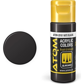 AMMO by MIG Jimenez ATOM COLOR Nato Black 20ml