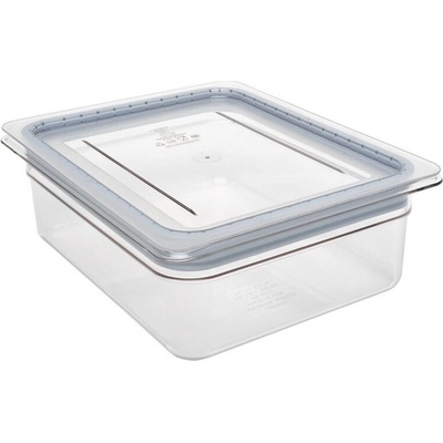 Cambro Veko GripLid s tesnením pre nádoby GN 1/2, priehľadné | CAMBRO, Camwear
