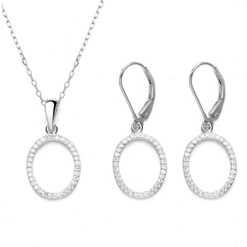 Silenti Jewelry Сребърен комплект "Отзивчивост