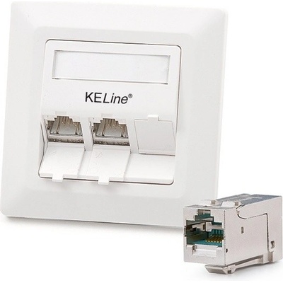 KELINE Zásuvka 601143-UP + KEJ-C6A-S-HD 3
