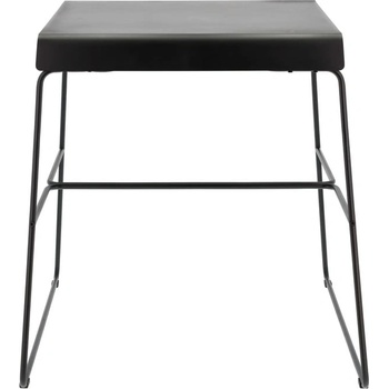 Zone Черна метална трапезна маса 58x75 cm A-Café - Zone (32255)