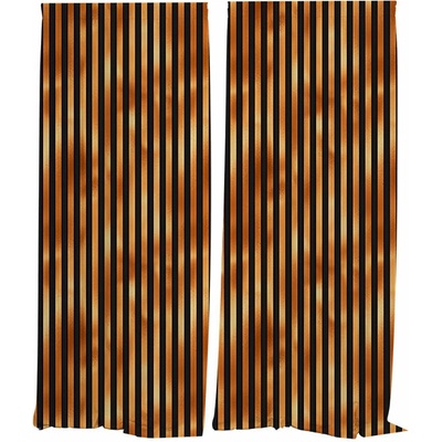 IMPAR Závěsy Halloween stripes,140 × 250 cm