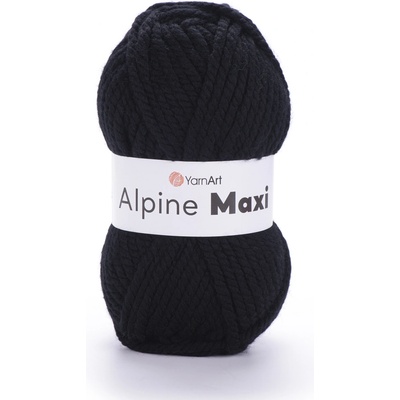 Yarn Art příze Alpine Maxi 661 černá