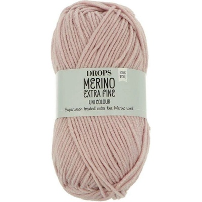 Drops Merino Extra Fine Uni Colour 40 starorůžová