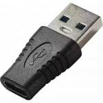 PremiumCord USB Reducer USB 3.0 A - USB-C (M/F), black