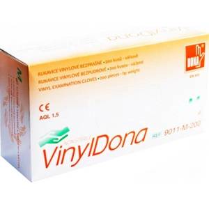 Vulkan Ръкавици за еднократна употреба без пудра Vulkan VinylDona от винил, размер S, 100 бр