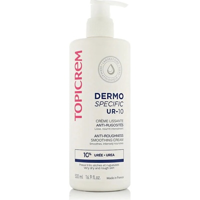 Topicrem UR-10 Anti-Roughness Smoothing Cream telový krém pre extra suchú pokožku 500 ml