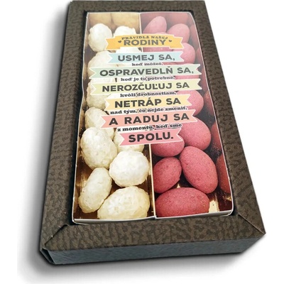 Sablio Mandle v čokoláde Pravidlá našej rodiny 2 x 80 g