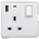 ELMARK London ЕД. КОНТАКТ С 2Р СВ. КЛЮЧ + usb БЯЛ (190887/wh)