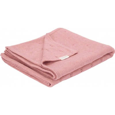 Little Dutch Deka pletená Pure Pink Blush – Sleviste.cz