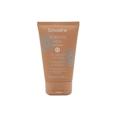 Echosline РЕСТРУКТУРИРАЩ КРЕМ ПРОТИВ КЪДРЕНЕ И ЦЪФТЯЩИ КРАИЩА echosline keratin veg treatment