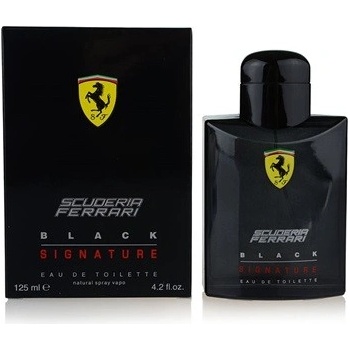 Ferrari Scuderia Black Signature toaletní voda pánská 125 ml