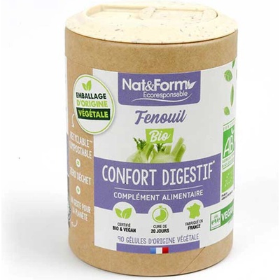 Nat&Form Копър (семена), БИО 90 капсули | Nat&Form (021029 (FENOBIO_9))