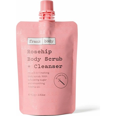 Frank Body Rosehip čistiaci telový peeling 2 v 1 250 g