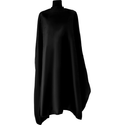 xhair Veľká čierna kadernícka pláštenka na gombíky na strihanie vlasov