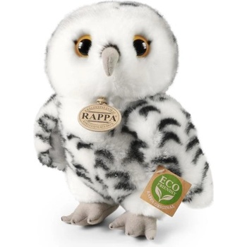 Rappa Плюшена сова бяла 25 см eco-friendly