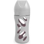Twistshake Стъклено шише против колики Twistshake - Сиво, 260 ml (78679) - baby