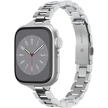 Spigen Каишка за смарт часовник Spigen за Apple Watch, Steel, Band Modern Fit 316L, 41/40/38 mm, Silver (AMP06357) (AMP06357)