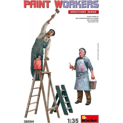 MiniArt Paint Workers w/ Accessories 1:35