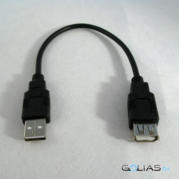 Netrack 201-02 AM/AF USB, 0,25m, černý