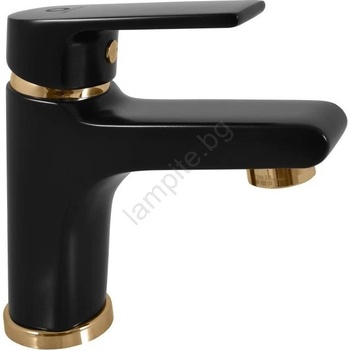 RAV SLEZÁK CO126.0CMATZ - Смесител за мивка COLORADO 14, 3 см черен/златен (RV0034)