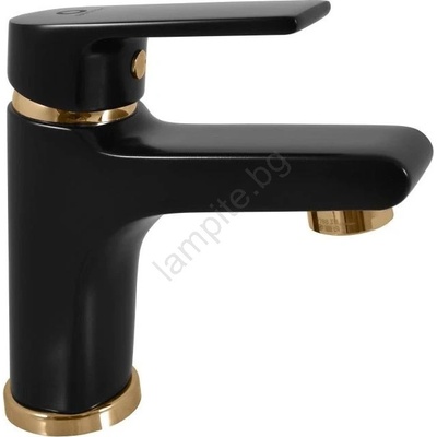 RAV SLEZÁK CO126.0CMATZ - Смесител за мивка COLORADO 14, 3 см черен/златен (RV0034)