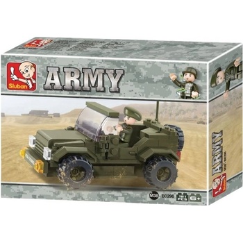 Sluban B0296 Army VOJENSKÝ HLÍDKOVÝ VŮZ
