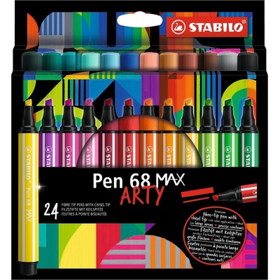 STABILO Pen 68 Max sada 24 barev Arty