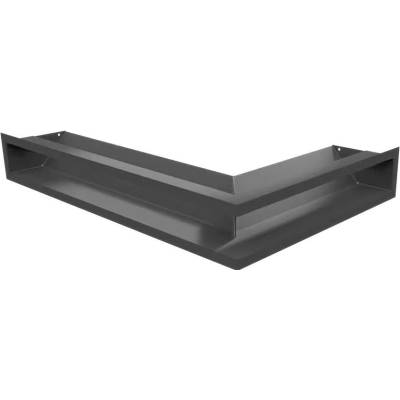 Kratki LUFT slim rohová 60 x 40x9 cm černá