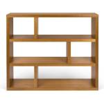 TemaHome Етажерка за книги от екзотична дървесина 120x105 cm Dublin - TemaHome (9003.315992)