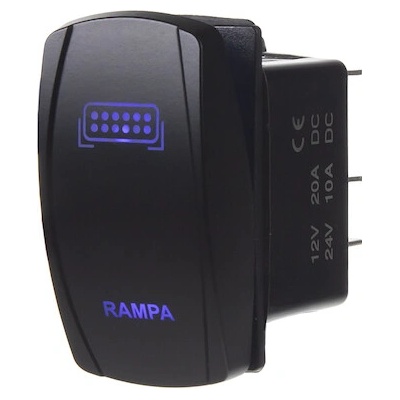 Rocker2 spínač RAMPA 12/24V, 47133