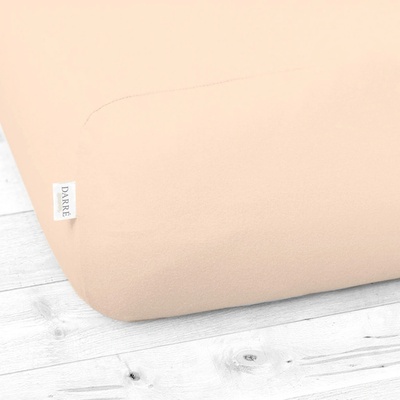 Darré Jersey prostěradlo new collection krémově růžové 220x200x20