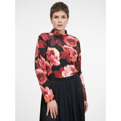 Orsay Червена дамска тениска с мотиви с дълъг ръкав ORSAY Orsay | Cherven | ЖЕНИ | XS