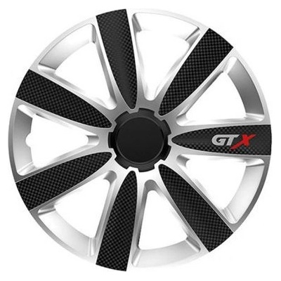 Тасове за джанти GTX CARBON Black/Silver - 16