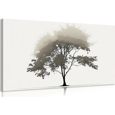 Obraz minimalistický listnatý strom - 30x20