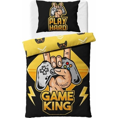 BedTex bavlna obliečky Game King 100% bavlna Renforcé 70x90 140x200